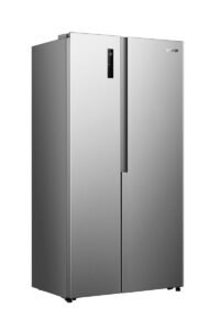 Gorenje NRS917C41X Side-by-Side, 544L, PureFlat Serie, XXL Gefrierschulbladen, CrispZone, MultiFlow 360°, NoFrostPlus, Inverter-Kompressor, BxHxT: 91,1×178,6×61,5 cm, Edelstahl – Bild 2