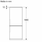 Bosch KGN39VXCT Serie 4 Kühl-Gefrierkombination, 363 L, NoFrost, 203 cm, Schwarz – Bild 9