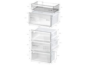 Gorenje N619EAW4 Kühl-Gefrierkombination, 300 L, NoFrostPlus, 186 cm, Weiß – Bild 5