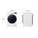 LG V5WD95SLIM Waschtrockner, 9 kg Waschen, 5 kg Trocknen, WiFi, AI Direct Drive, Weiß – Bild 12