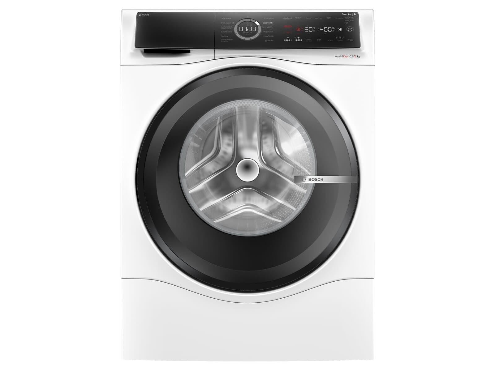 611PxsPdsfL Bosch Serie 8 WNC254A40 Smarter Waschtrockner, 10,5 kg Waschen, 6 kg Trocknen – Bild 1