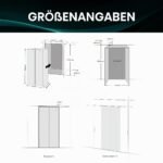 Hisense RS3P538NAIE Side-by-Side Kühl-Gefrierkombination, 527 L, No Frost, Grau – Bild 3