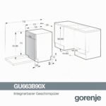 Gorenje GU663B90X Unterbau-Geschirrspüler, 60 cm, 16 Maßgedecke, AquaStop – Bild 3