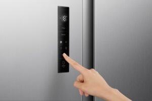 Gorenje NRS917C41X Side-by-Side, 544L, PureFlat Serie, XXL Gefrierschulbladen, CrispZone, MultiFlow 360°, NoFrostPlus, Inverter-Kompressor, BxHxT: 91,1×178,6×61,5 cm, Edelstahl – Bild 3