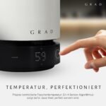 Grad No.1 Elektrischer Wein- & Sektkühler, tragbar, Temperatureinstellung, Creme – Bild 2