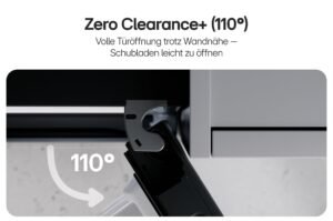 LG GBBS322CPY Fit&Max Kühl-/Gefrierkombination (375 L, Energieklasse C) vollintegrierbar oder freistehend mit DoorCooling+, FRESHConverter+, Total No Frost, Silber – Bild 6
