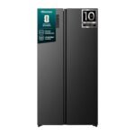 Hisense RS3P558NEFE Side-by-Side Kühlschrank, 544 L, No Frost, Schwarz