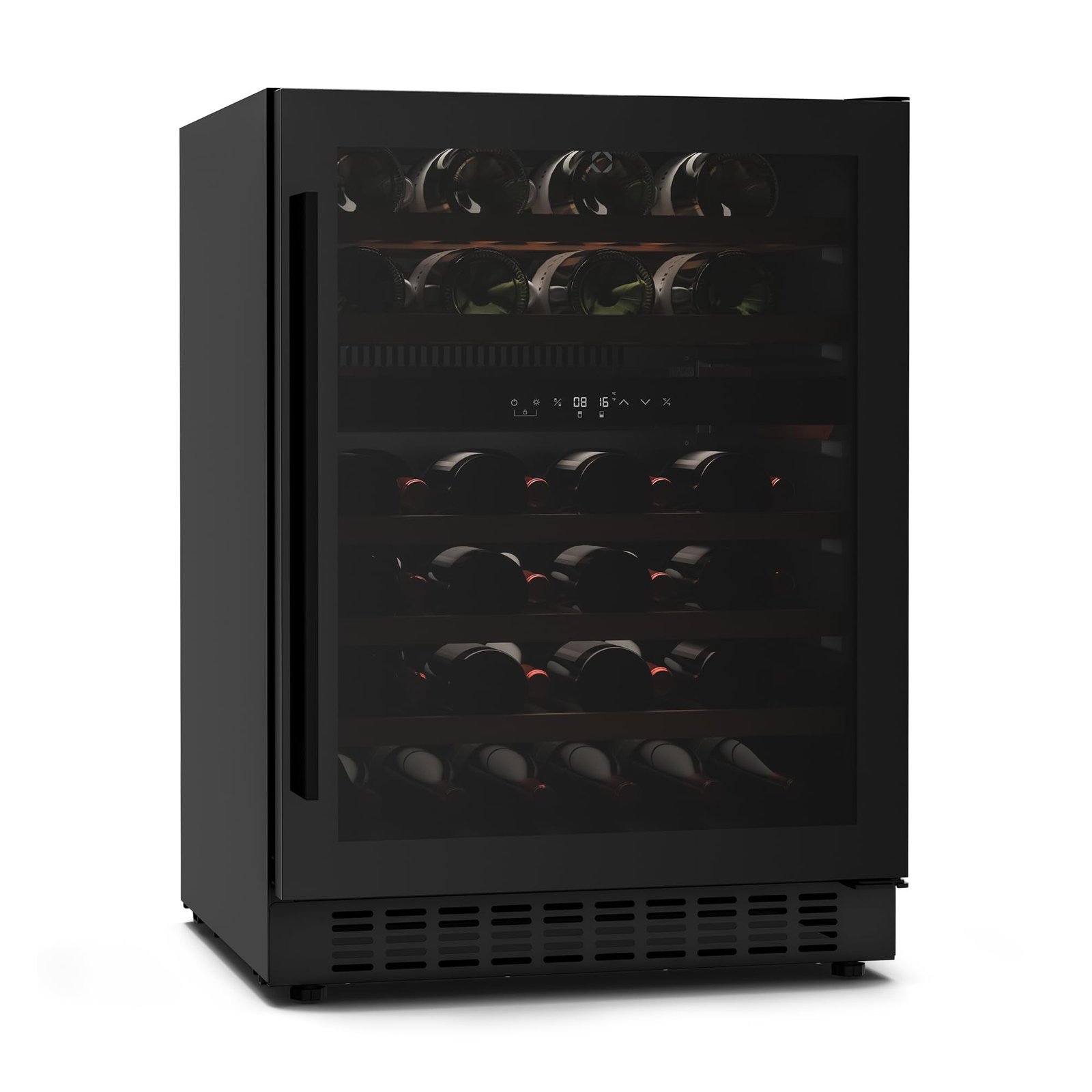 61t82nKGcfL Klarstein Velaire 2-Zonen Weinkühlschrank, 46 Flaschen, 5–22 °C, Touch, LED, UV-Schutz – Bild 1