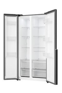 Gorenje NRS917C41BX Side-by-Side, 544L, PureFlat Serie, XXL Gefrierschulbladen, CrispZone, MultiFlow 360°, NoFrostPlus, Inverter-Kompressor, BxHxT: 91,1×178,6×61,5 cm, Matt Schwarz – Bild 9