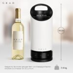 Grad No.1 Elektrischer Wein- & Sektkühler, tragbar, Temperatureinstellung, Creme – Bild 4
