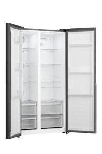 Gorenje NRS917C41BX Side-by-Side, 544L, PureFlat Serie, XXL Gefrierschulbladen, CrispZone, MultiFlow 360°, NoFrostPlus, Inverter-Kompressor, BxHxT: 91,1×178,6×61,5 cm, Matt Schwarz – Bild 8