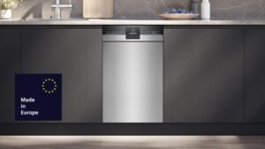 Siemens iQ300 SR43ES25ME Unterbau-Geschirrspüler, 45 cm, Edelstahl – Bild 2