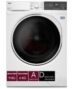 AEG Serie 5000 LWR6AMZ58WD Waschtrockner, 11 kg Waschen, 6 kg Trocknen, NonStop Wash2Dry
