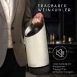 Grad No.1 Elektrischer Wein- & Sektkühler, tragbar, Temperatureinstellung, Creme – Bild 11
