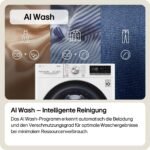 LG V7WD96H1A Waschtrockner, 9 kg Waschen, 6 kg Trocknen, 1400 U/min, Steam, WiFi – Bild 3
