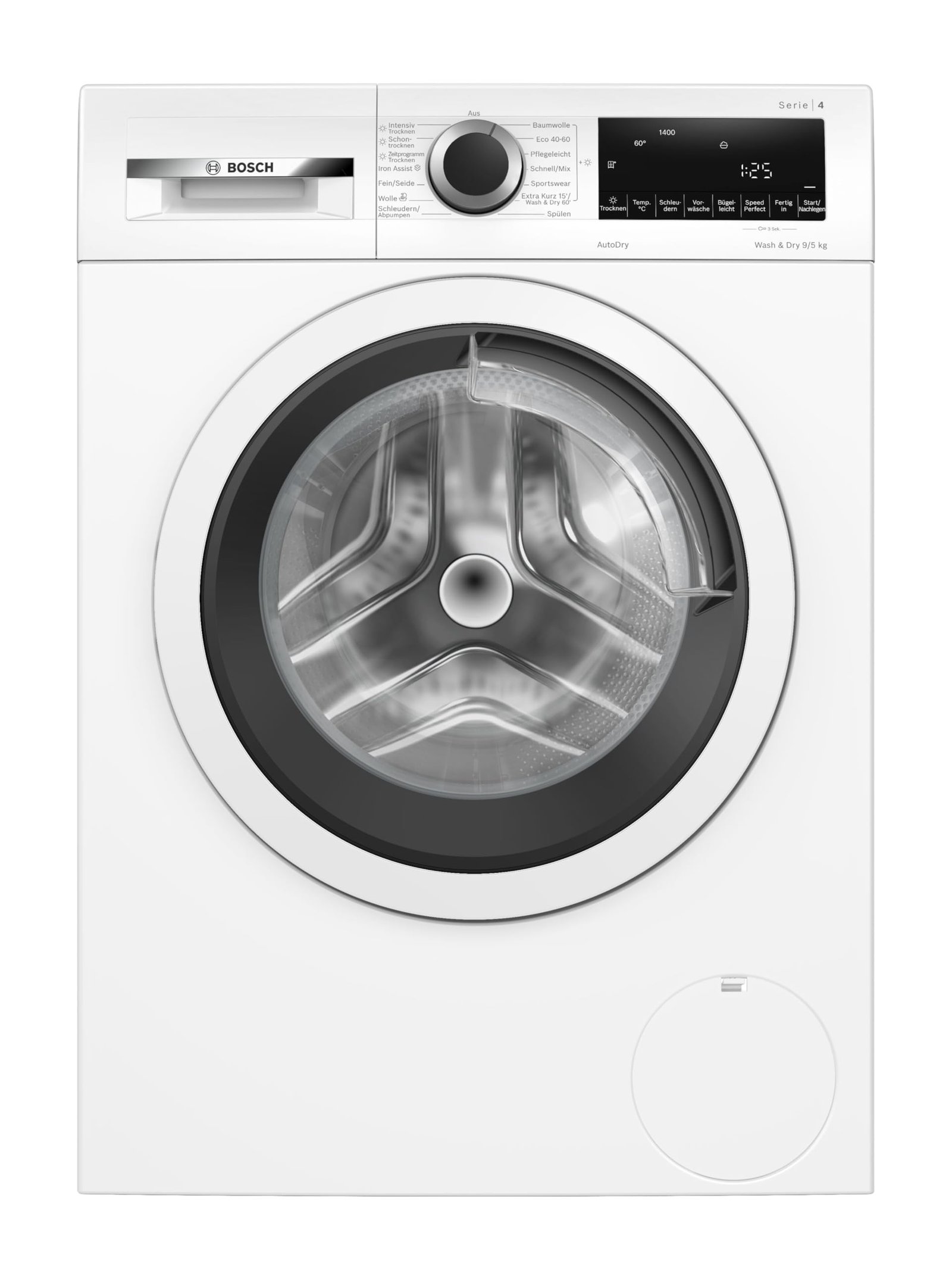 71agJqFqvEL Bosch WNA13441 Serie 4 Waschtrockner, 9 kg Waschen, 5 kg Trocknen, 1400 U/min – Bild 1