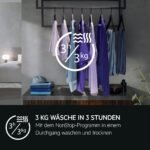 AEG Serie 9000 LWR9W81600 WiFi Waschtrockner mit Wärmepumpe, 10 kg Waschen, 6 kg Trocknen – Bild 2