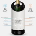 Grad No.1 Elektrischer Wein- & Sektkühler, tragbar, Temperatureinstellung, Creme – Bild 6