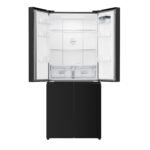 Gorenje NRM819D61BX Cross Door, 460L, CrispZone mit Feuchteregler, Frischbox mit Multifunktion, Eisbox, Fastfreeze, NoFrost, Inverter-Kompressor,BxHxT: 79,4×190×65 cm, Matt Schwarz – Bild 8