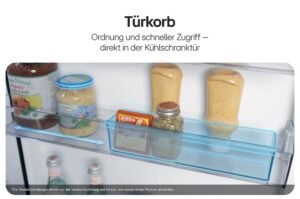 LG GBBS322CPY Fit&Max Kühl-/Gefrierkombination (375 L, Energieklasse C) vollintegrierbar oder freistehend mit DoorCooling+, FRESHConverter+, Total No Frost, Silber – Bild 20