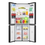 Gorenje NRM819D61BX Cross Door, 460L, CrispZone mit Feuchteregler, Frischbox mit Multifunktion, Eisbox, Fastfreeze, NoFrost, Inverter-Kompressor,BxHxT: 79,4×190×65 cm, Matt Schwarz – Bild 12