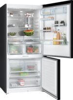 Bosch KGN39VXCT Serie 4 Kühl-Gefrierkombination, 363 L, NoFrost, 203 cm, Schwarz – Bild 2