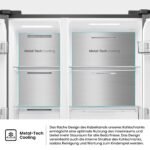 Hisense RS3P538NAIE Side-by-Side Kühl-Gefrierkombination, 527 L, No Frost, Grau – Bild 7